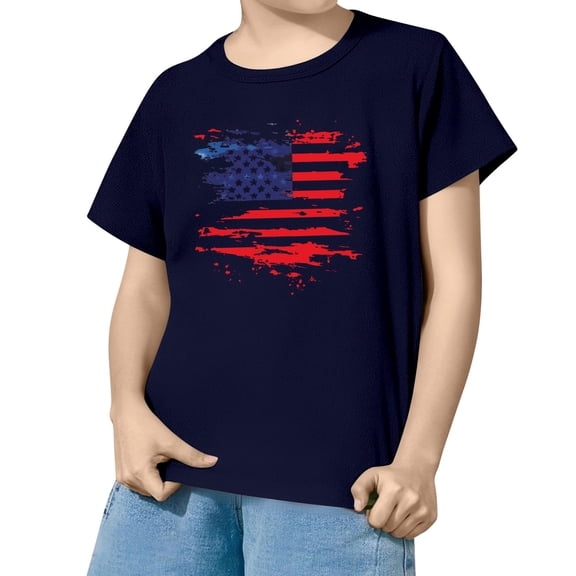 JLMSPLWG Toddler Flag Shirt Independence T Shirt Kids 250 Years American Short Sleeve Tops Boys America Anniversary 250th Freedom Tees Newborn Boy Clothes