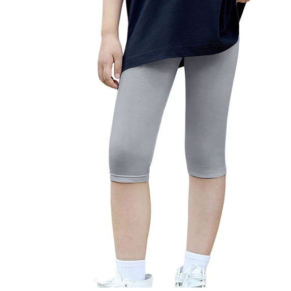 JLMSPLWG Toddler Straight Leg Pants Baggy Capris for Kids Solid Color Casual Pilates Trouser Girls Trendy Casual Gymnastics Overalls Teen Girl Clothes
