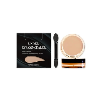 JLNDSV under Eye Concealer Full Coverage, Color corrector de ojeras, to Cover Blemishes Puffy Dark Moisturizing Moisturizing Light Skin Rejuvenating Eye