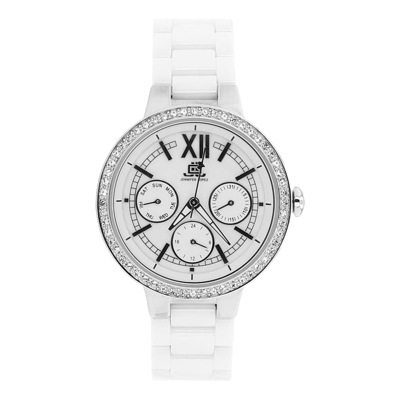 Women’s White Ceramic Multifunction Watch Fossil CE1008 - Watch • Watchard.com main image 4