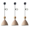 thumbnail image 1 of JLOWCO 3 Pack Track Lighting Pendants Adjustable Height Light Fixture Dining Room Pink Light Fixtures Ceiling Hanging Farmhouse Pendant Lights Kitchen Island (LED Bulb Include), 1 of 4
