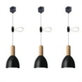 thumbnail image 1 of JLOWCO Adjustable H Track Pendant Lighting 3 Pack Living Room Modern Pendant Led Lighting Fixtures Ceiling Pendant Lights Kitchen Island Black (LED Bulb Include), 1 of 7
