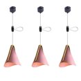 thumbnail image 1 of JLOWCO Adjustable H Track Pendant Lighting 3 Pack Living Room Modern Pendant Led Lighting Fixtures Ceiling Pink Light Pendants for Kitchen Island (LED Bulb Include), 1 of 1