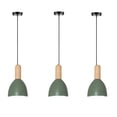 thumbnail image 1 of JLOWCO Set of 3 Single Pendant Lights Kitchen Island,farmhouse 3 Light Pendant Over Sink Lighting Fixtures Kitchen,hanging lights Kitchen Island Green Farmhouse (LED Bulb Include), 1 of 7