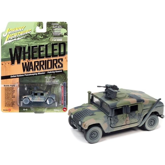 ミニカー　軍車両　ミリタリー　HMMWV ジョニーライトニング　Johnny Humvee 4-CT Armored Fastback M1025 HMMWV Armament Carrier