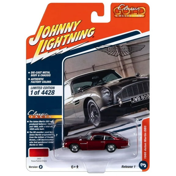 Johnny Lightning Jlcg031 Classic Gold Ver B 1966 Aston Martin Db5 Rossa