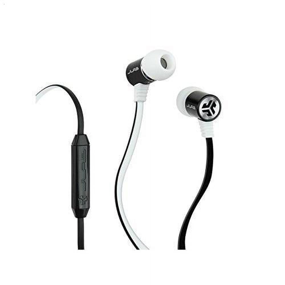 JLab Audio Bass Rugged Metal Earbuds with JLab Bass Boost and Universal