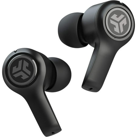 JLab Audio JBuds Air Executive True Wireless Bluetooth Earbuds and Charging Case with Custom EQ3 Sound - Black - New 2021 Version