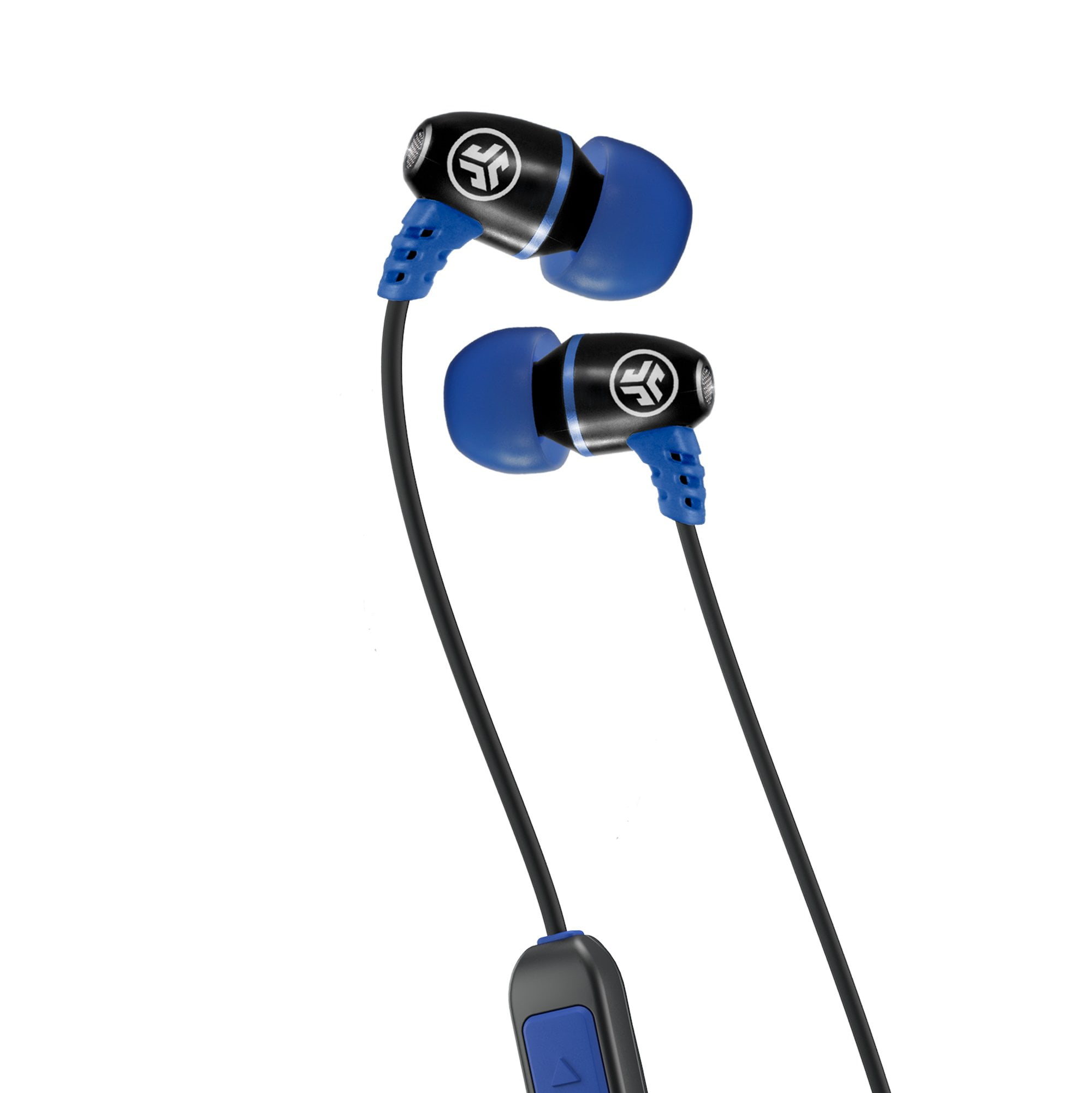 JLab Audio Metal Bluetooth Wireless Rugged Earbuds Black Blue