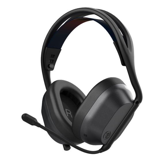 JLab Daybreak Wireless Gaming Headset, DTS Spatial, Dual Drivers, ENC Mic, 70Hr, Black
