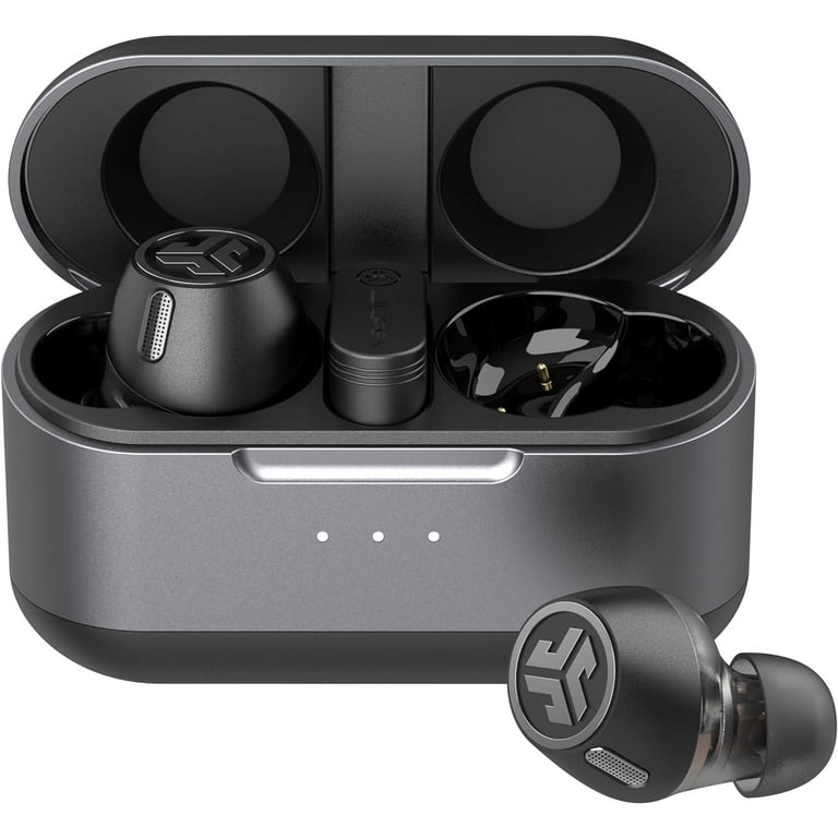 JLab Bluetooth Earbuds Epic Lab Edition with Smart Noise Cancelling Charging Case Black Walmart