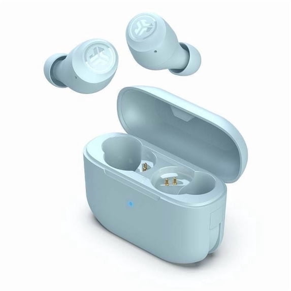 JLab GO Air Pop True Wireless Bluetooth Earbuds, Light Blue