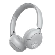 JLab GO Lux ANC Headphones, On Ear, 70+ Bluetooth Playtime, Cloud White
