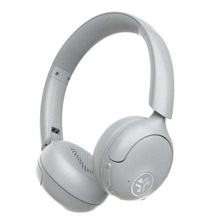 JLab GO Lux Active Noise Cancelling Headphones, On Ear, 70  Bluetooth Playtime, Cloud White