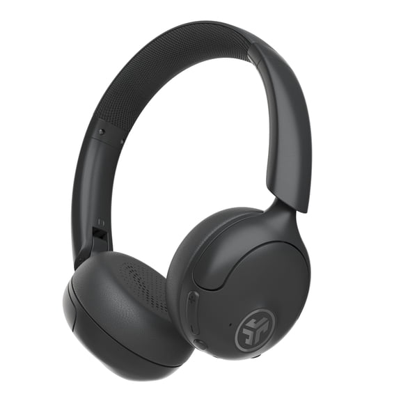 JLab GO Lux ANC Headphones, On Ear, 70+ Bluetooth Playtime, Graphite
