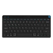 JLab GO Wireless Keyboard for Windows | Mac | iOS | Android | Chrome, 2.4 GHz Wireless, Bluetooth 5.0,Connect up to 3 Devices, Multi-Media knob, Designed for PCs, Laptops, Tablets and Smart Phones