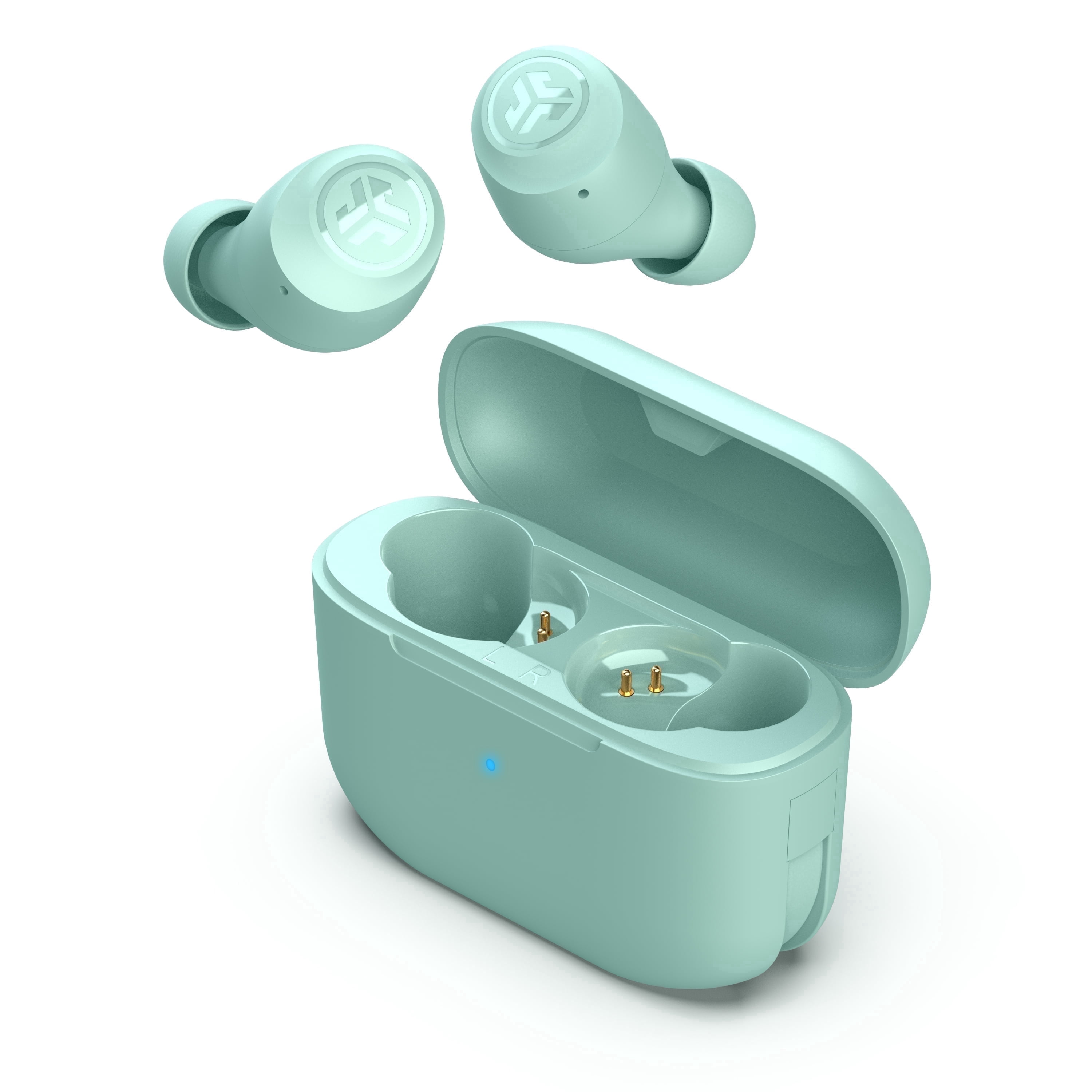 JLab Go Air Pop Bluetooth Earbuds, True Wireless with Charging Case, Mint