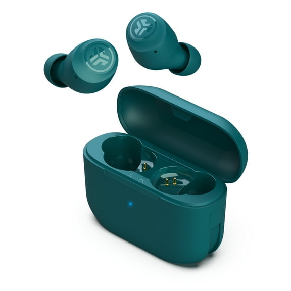 Open Box JLab Go Air Pop Bluetooth Earbuds, True Wireless with Charging Case, Teal