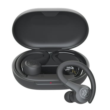 JLab Go Air Sport, Wireless Workout Earbuds Featuring C3 Clear Calling, Secure Earhook Sport Design, 32+ Hour Bluetooth Playtime, and 3 EQ Sound Settings, Graphite/Black