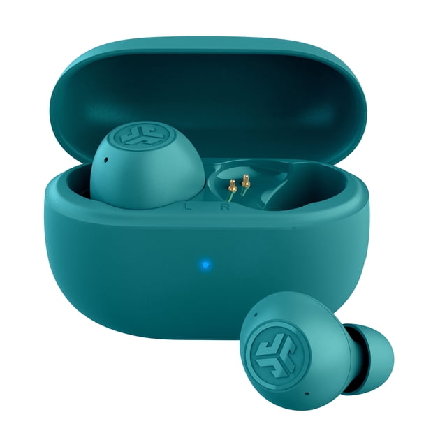 JLab GO Pop ANC True Wireless Earbuds, Charging Case, Teal