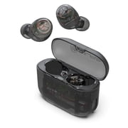 JLab Go Pop+ True Wireless Earbuds, Clear, Bluetooth 5.3, Dual Connect, IPX4, Custom Sound, Touch Controls