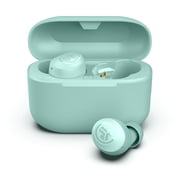 JLab Go Pop+ True Wireless Earbuds, Mint, Bluetooth, IPX4, Be Aware Mode, Customize Sound, Controls