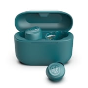 JLab Go Pop+ True Wireless Earbuds, Teal, Bluetooth, IPX4, Be Aware Mode, Customize Sound, Controls