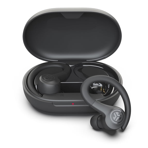 JLab Go Sport+ Wireless Workout Earbuds, 35 Hr Playtime, Secure Earhook, Custom Sound & Controls, Graphite