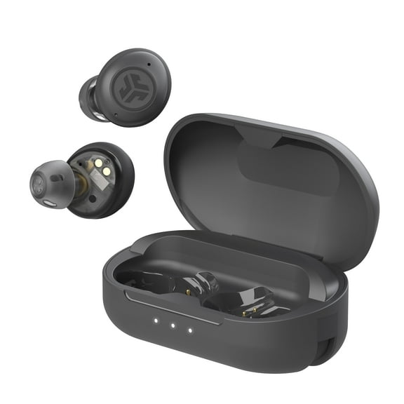 JLab Hear OTC Hearing Aid & Wireless Earbuds with Bluetooth 5.3, Android/iOS, Graphite