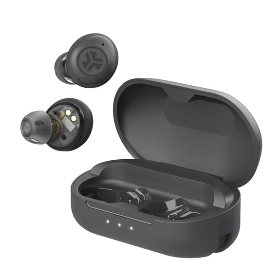 JLab Hear OTC Hearing Aid & Wireless Earbuds with Bluetooth 5.3, Android/iOS, Graphite