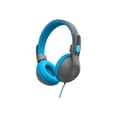 thumbnail image 1 of JLab JBuddies Studio 2 On Ear Wired Kids Headphones with Volume Safe, Blue/Gray, 1 of 5