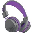 thumbnail image 1 of JLab JBuddies Studio Wireless On-Ear Kids Headphones, Volume Limiter, Folding, Adjustable, Bluetooth, Graphite/Purple, 1 of 5