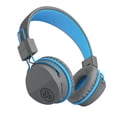 thumbnail image 1 of JLab JBuddies Studio Wireless On-Ear Kids Headphones, Volume Limiter, Folding, Adjustable, Mic, Graphite/Blue, 1 of 6