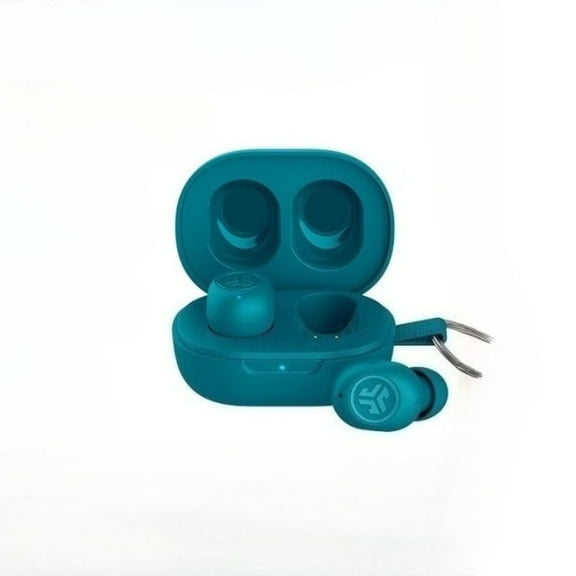 JLab JBuds Mini True Wireless Bluetooth Earbuds with Charging Case, Teal