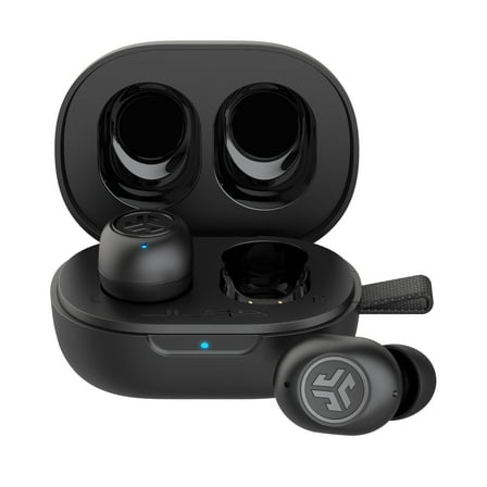 JLab JBuds Mini True Wireless Earbuds, Be Aware Audio, Bluetooth, IP55, Black