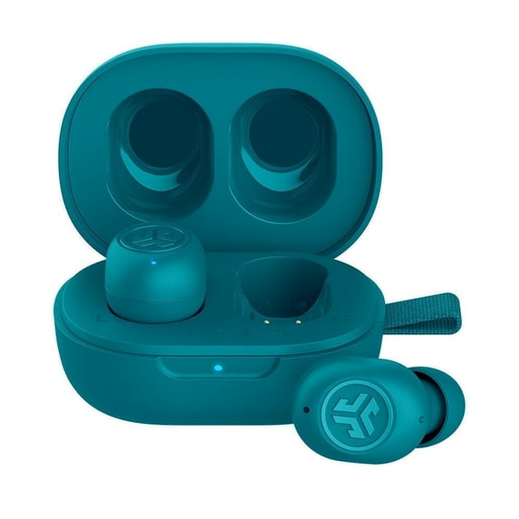 JLab JBuds Mini True Wireless Earbuds, Be Aware Audio, Bluetooth, IP55, Teal