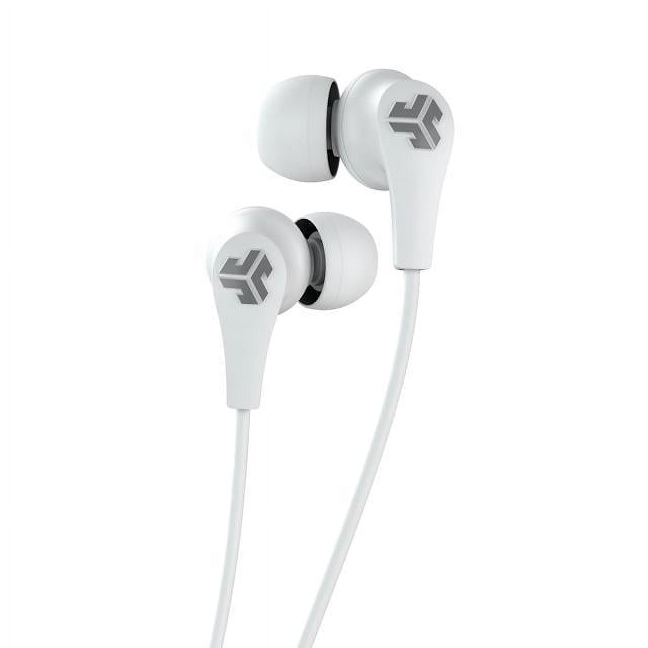 JLab JBuds Pro Bluetooth Wireless Signature Earbuds, White, Extra Deep ...