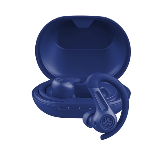 JLab JBuds Sport ANC 4 True Wireless Earbuds, Cobalt, Hybrid ANC, Touch Controls, Multipoint, App Customization