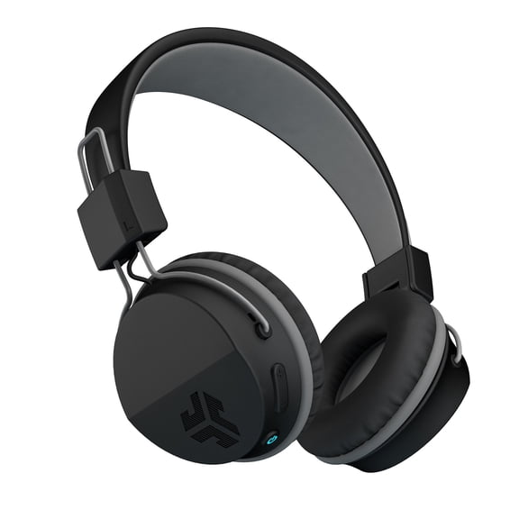 JLab Neon Bluetooth On Ear Headphones, folding with Universal Mic, Black