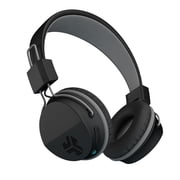 JLab Neon Bluetooth On Ear Headphones, folding with Universal Mic, Black