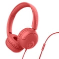 thumbnail image 1 of JLab Studio 2 Wired Headphones, Coral, Cloud Foam Comfort, Foldable, In-Line Mic, Lab Quality Sound, 1 of 4