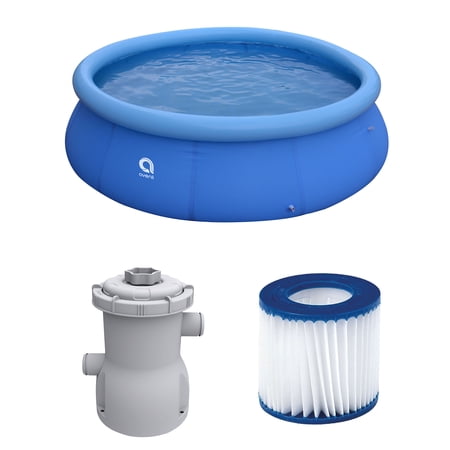 JLeisure 10'x30" Prompt Set Pool with CleanPlus Pump & Filter Cartridge