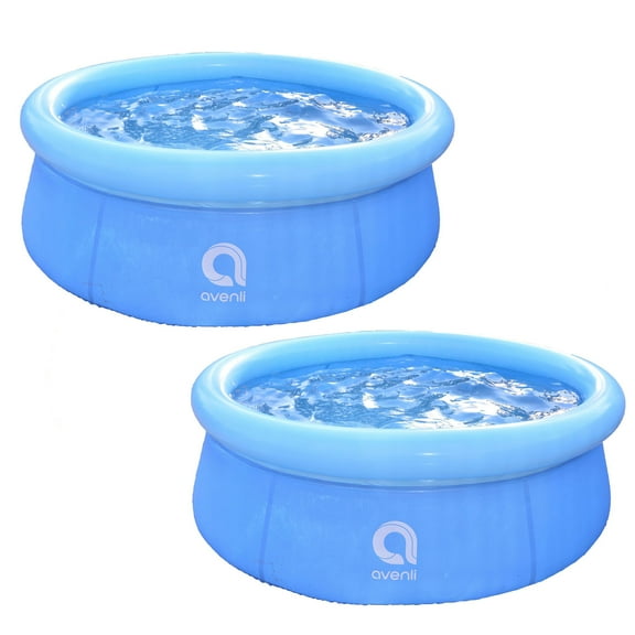 JLeisure 5.5 Ft Prompt Set Inflatable Backyard Swimming Pool (2 Pack)