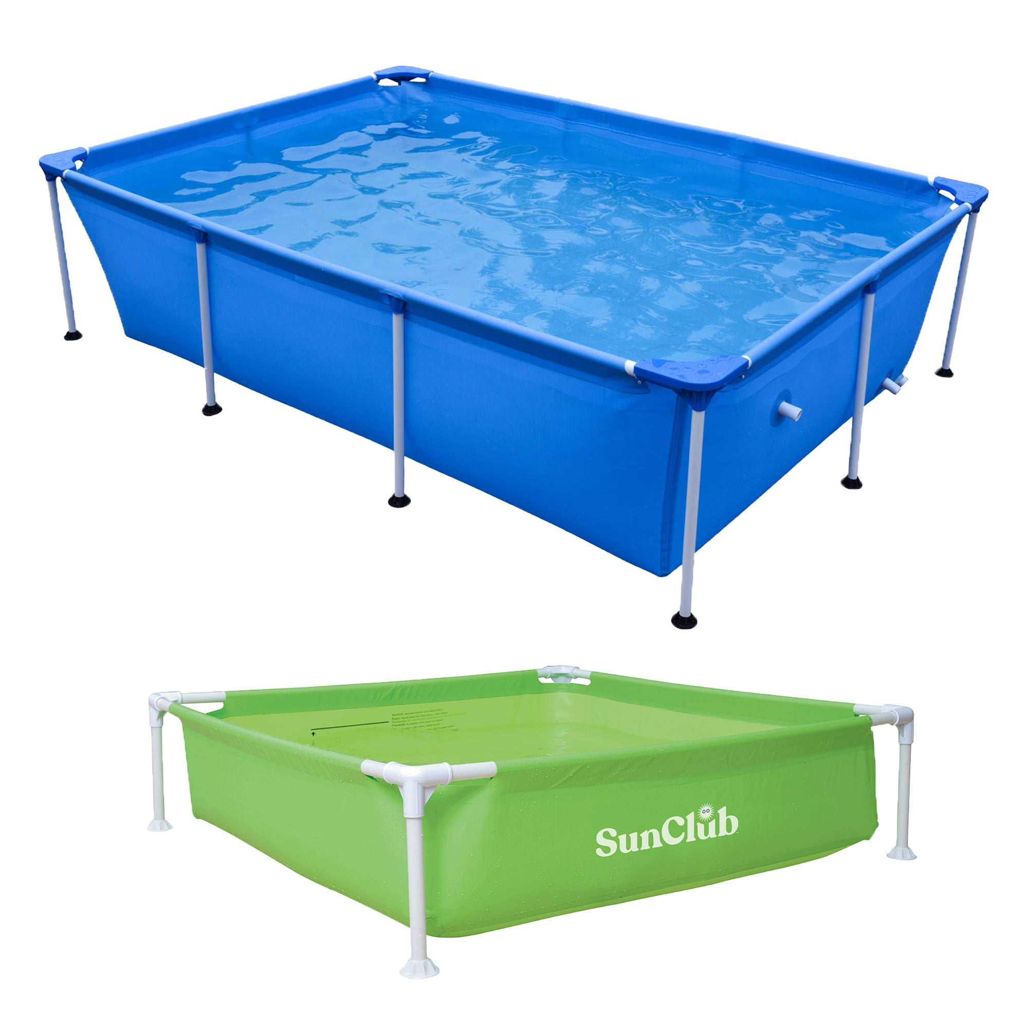 JLeisure 8.5x6 Ft Above Ground Steel Frame Pool and 48x13 In Swimming
