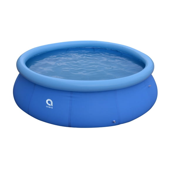 (Open Box) JLeisure Avenli 17807 10' x 30" Prompt Set 2-3 Person Inflatable Outdoor Kids Swimming Pool, Blue