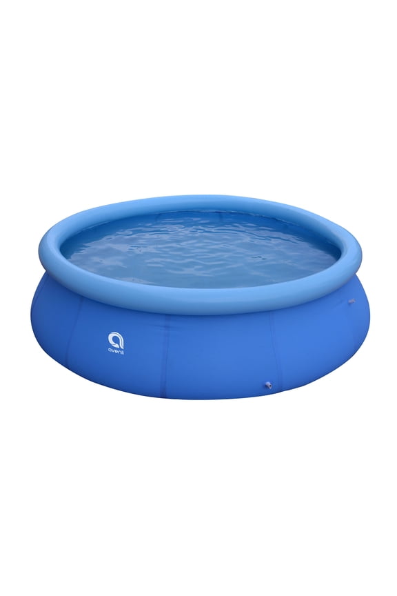 (Open Box) JLeisure Avenli 17807 10' x 30" Prompt Set 2-3 Person Inflatable Outdoor Kids Swimming Pool, Blue