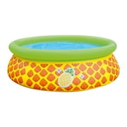 JLeisure Sun Club 17789 5 x 16.5" 3D Pineapple Inflatable Outdoor Kiddie Swimming Pool