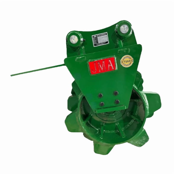 JM Attachments 18 in Compaction Wheel for 3-4.5 Ton Mini Excavators, 40mm Pins, AR400 Steel, Trench Compactor