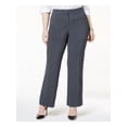 thumbnail image 1 of JM COLLECTION Womens Gray Heather Wear To Work Boot Cut Pants Plus 22WP, 1 of 3