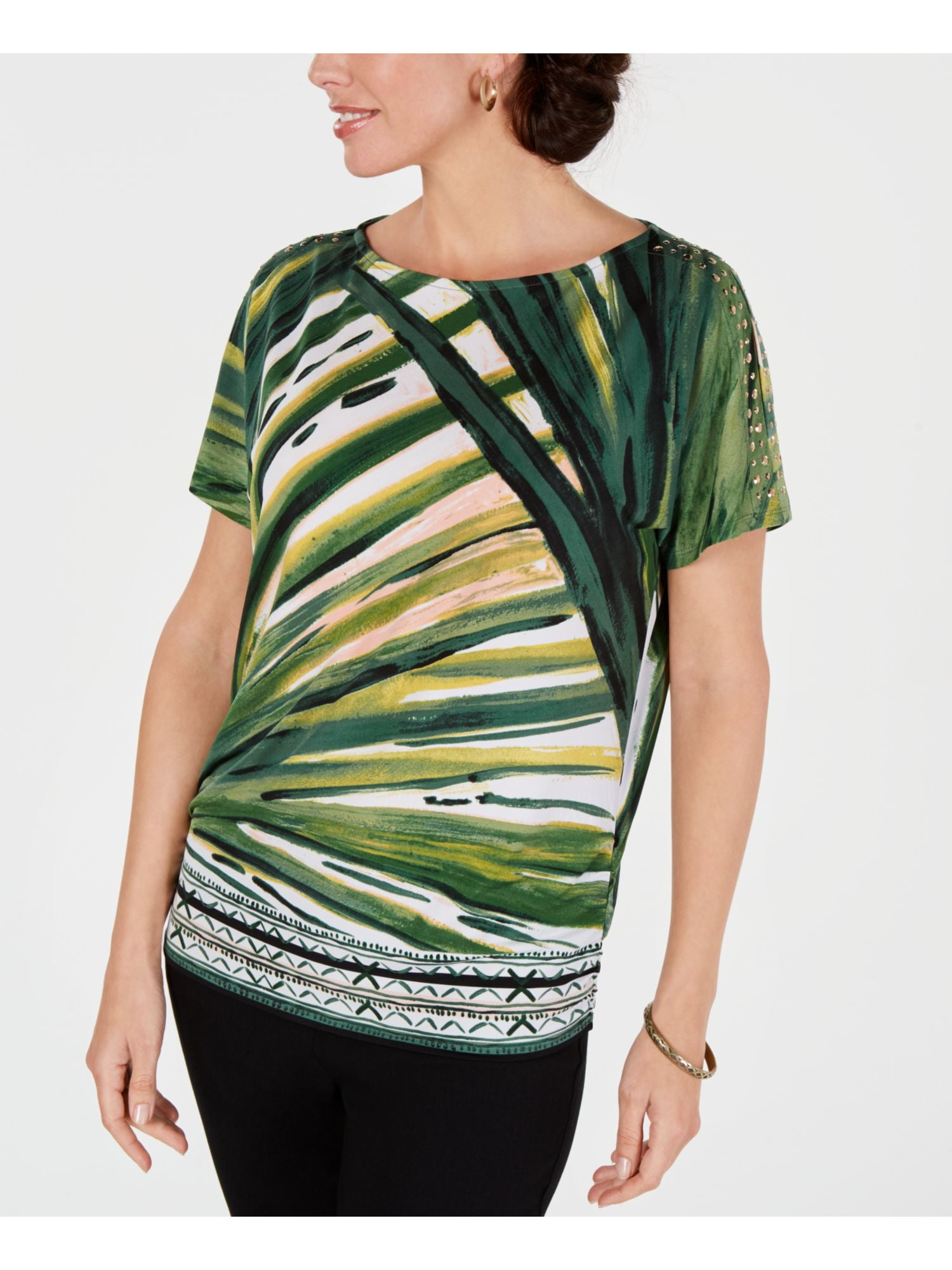 jm collection cold shoulder top